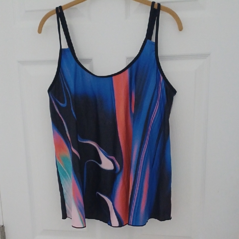 Colorful Abstract Tankini Top